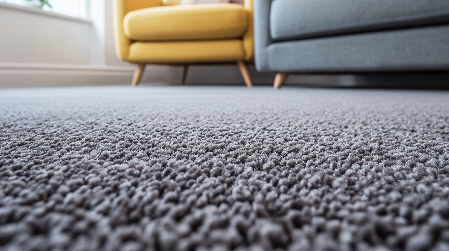 A close up of Konya Blue Carpet